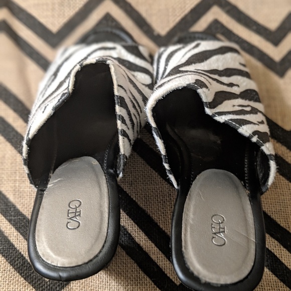 3/$25-zebra print mules - Picture 3 of 5
